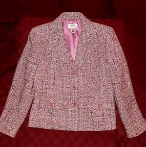 Talbots Pink Woven Jacket
